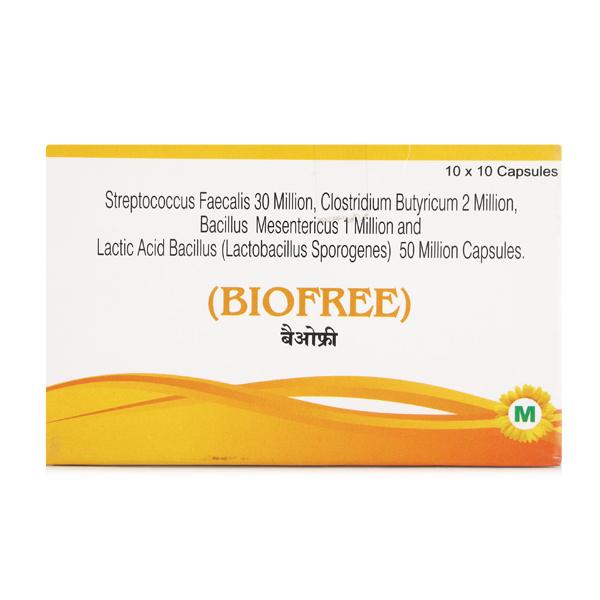 BIOFREE Capsule 10's - Gastro Intestinal Motility Disorders-GIT
