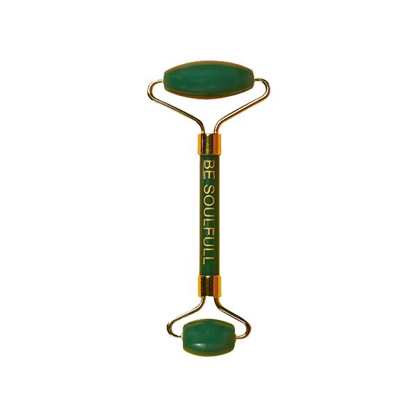Netmeds | Be Soulfull Jade Face Massage Roller - Natural Green 155 gm