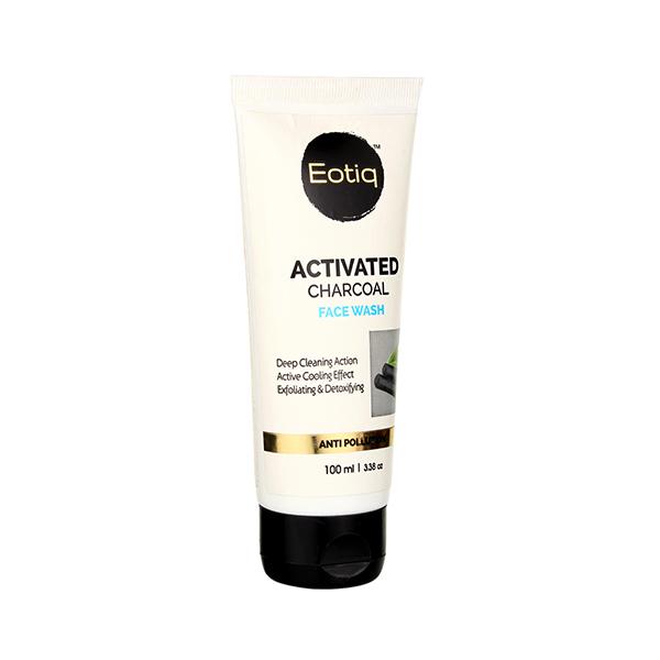 Eotiq Face Wash - Activated Charcoal 100 ml - Face Wash & Cleansers
