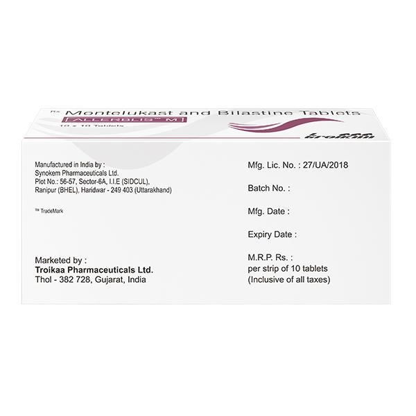 ALLERBLIS M Tablet 10's - Allergies-Ant