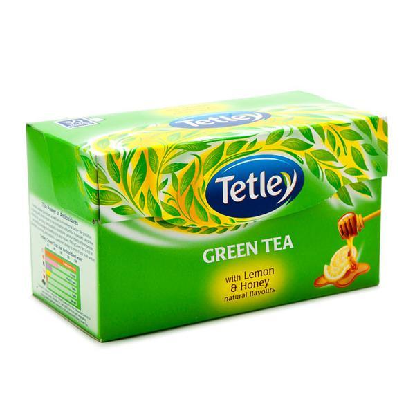 Netmeds | Tetley Green Tea with Lemon & Honey Natural Flavours 25's