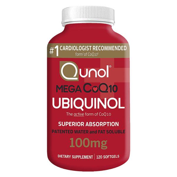 Asterveda Qunol Mega COQ 10 Ubiquinol Softgels Capsule 120's - Multi-Vitamins