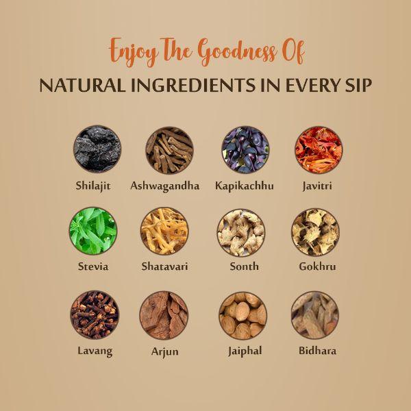 Upakarma Ayurveda Pure Shilajit Tea Sachet (Pack of 20 x 1000 mg) - Teas