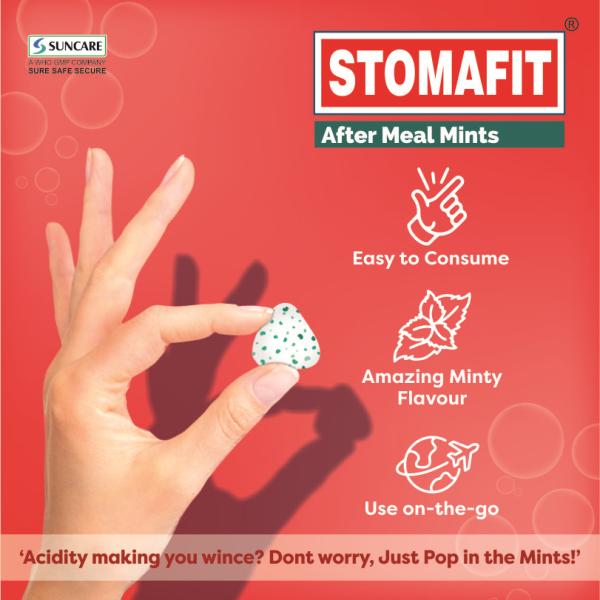 Suncare Stomafit After Meal Mints Tablet 60's - Digestive Health