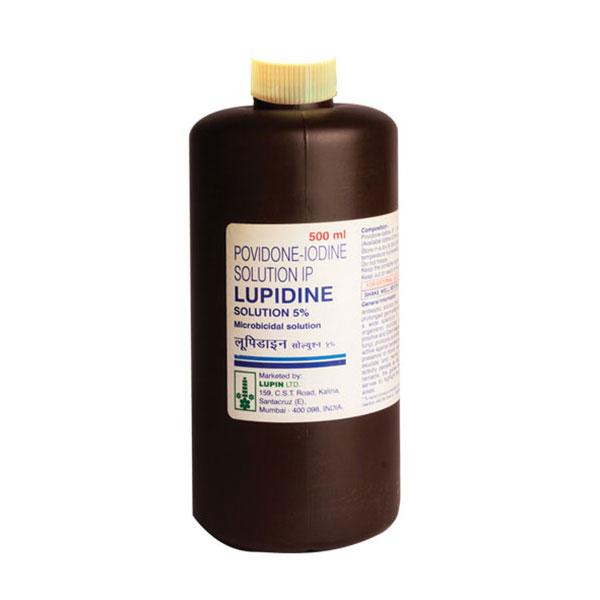 Lupidine 5% Solution 500ml - Skin Infections-Ski