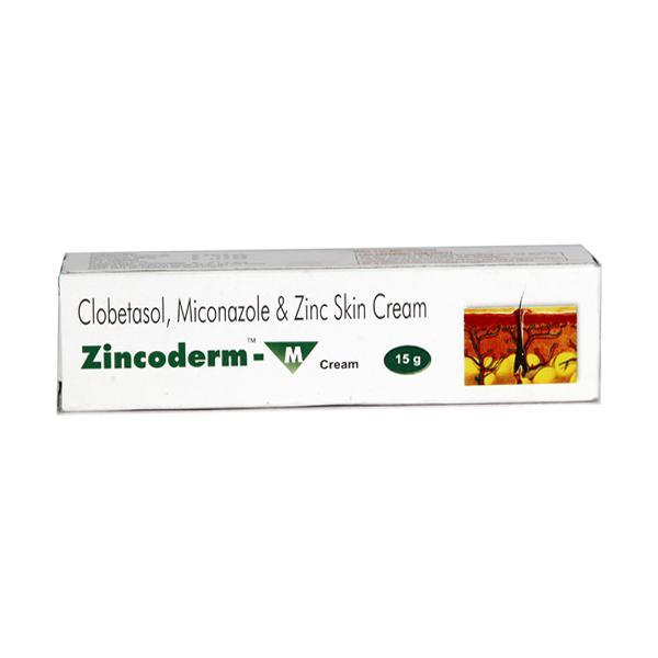 Zincoderm M Cream 15gm - Skin Infections-Toc