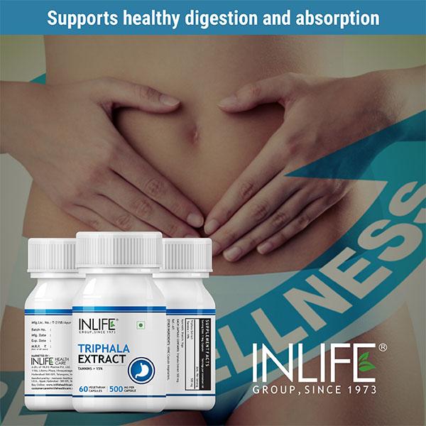 INLIFE Triphala Extract Capsules 60's - Digestive Health