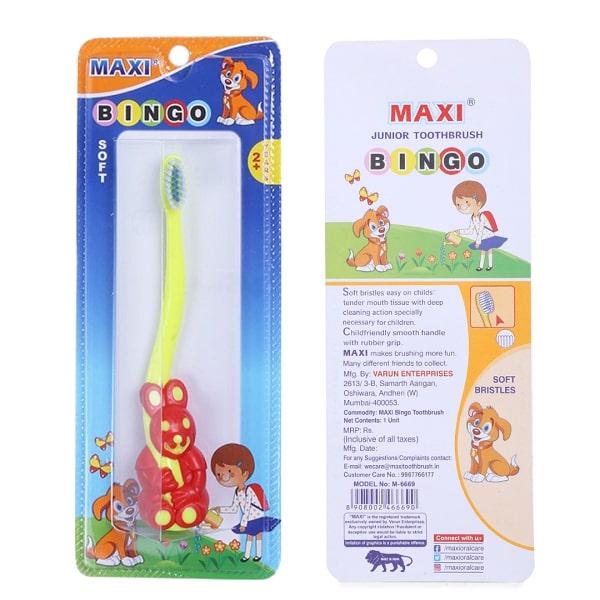 MAXI Bingo Junior Toothbrush - Soft 6's - Baby Oral Care