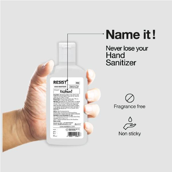 RESIST+ Hand Sanitizer (Pack of 6 X 120 ml) - Hand Sanitizer