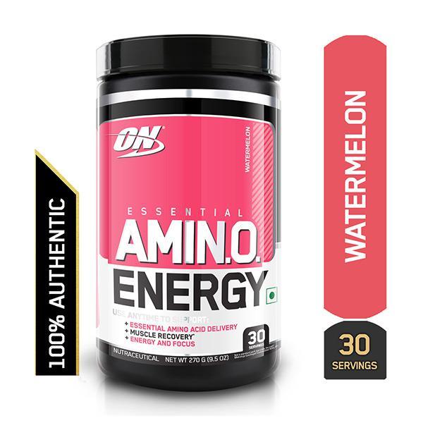 Netmeds | Optimum Nutrition (ON) Amino Energy Watermelon 30 Servings 270 gm