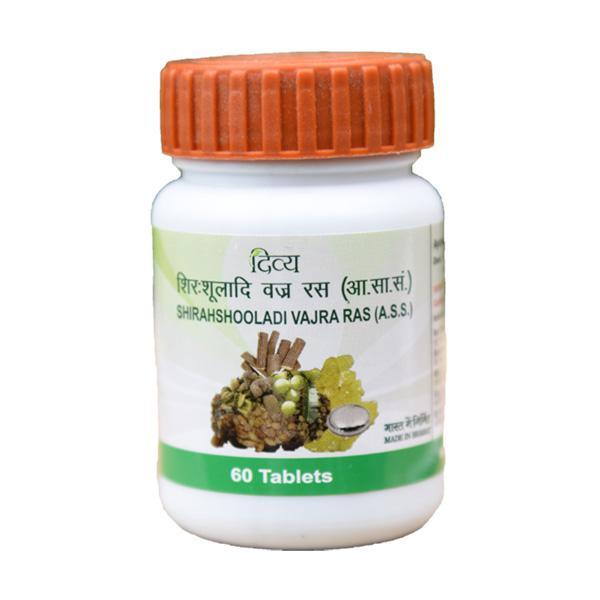 Patanjali Divya Shirahshooladi Vajra Ras Tablet 60's - Speciality Medicines