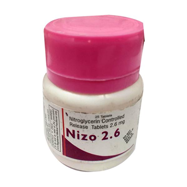 NIZO 2.6 Tablet 25's - Angina