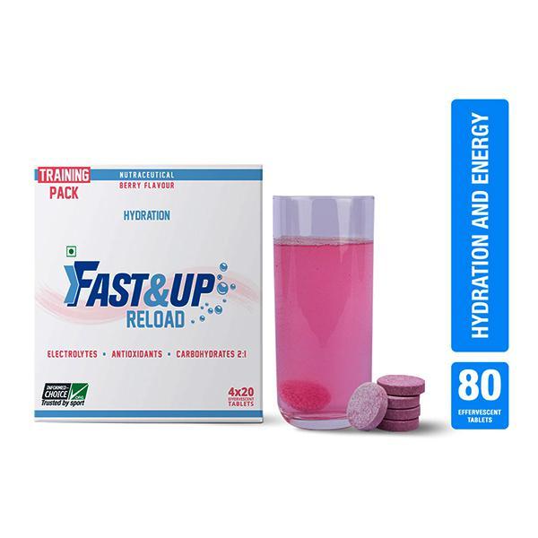 Netmeds | Fast&Up Reload Training Pack - Berry (Pack of 4 x 20's)