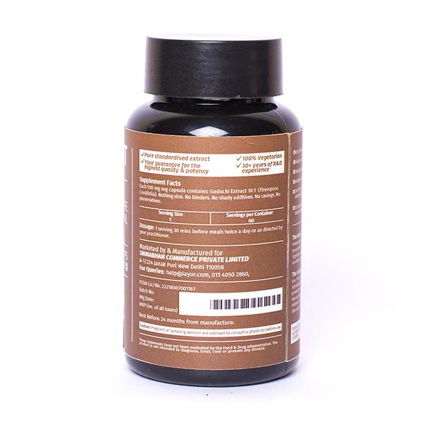 iAYUR Giloy Root 500 mg Veg Capsule 60's - Giloy