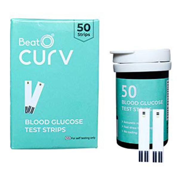 Netmeds | BeatO Dnurse SP1 Blood Glucose Test Strips 50's