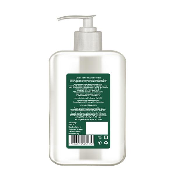 Biotique Advanced Organic Instant Hand Sanitizer - Lemon 250 ml - Hand Sanitizer