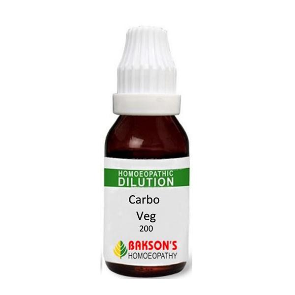 Bakson's Carbo Veg 200 CH Liquid 30 ml - Dilutions