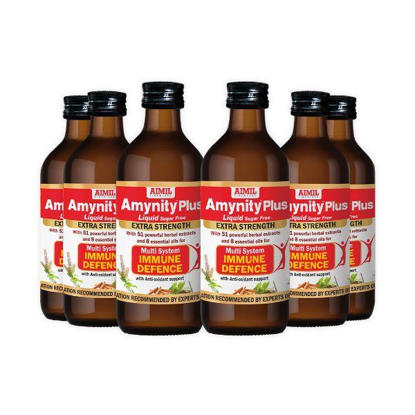 Aimil Amynity Plus Syrup (Pack of 6 x 200 ml) - Speciality Medicines