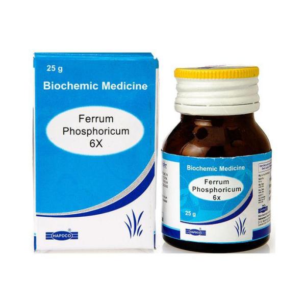 Hapdco Ferrum Phosphoricum 6X Tablet 25 gm