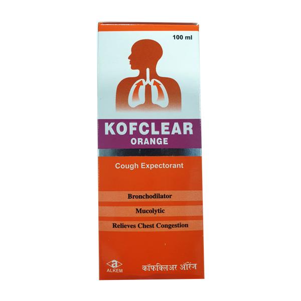 KOFCLEAR ORANGE COUGH Expectorant 100ml - Cough And Cold-Cou