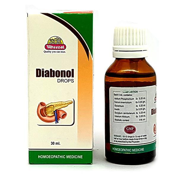 Netmeds | Wheezal Diabonol Drops 30 ml