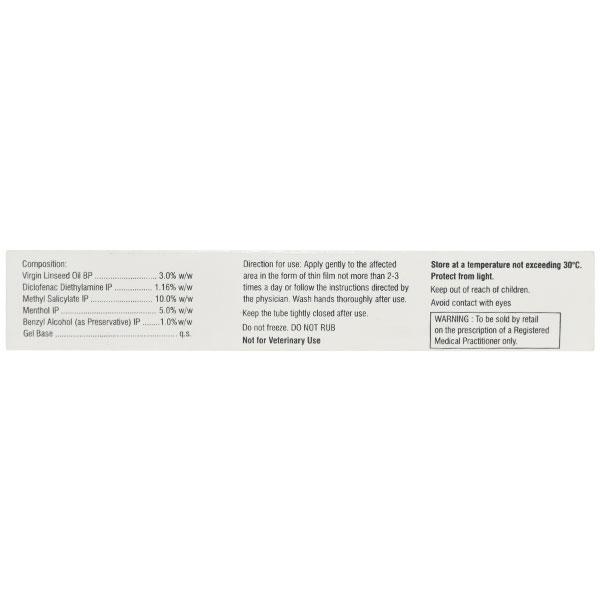 Muscoflex 1.16% Gel 30gm - Pain relief-Nsa