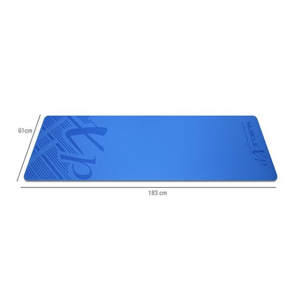 MuscleXP Pure EVA Material Yoga Mat with Cover Bag - Blue 1's - Workout Essentials