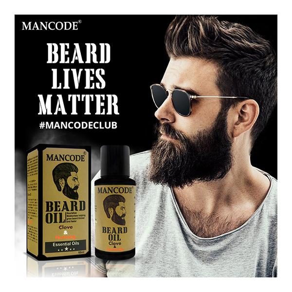 Mancode Beard Oil - Clove & Nutmeg 100 ml - Beard Oil