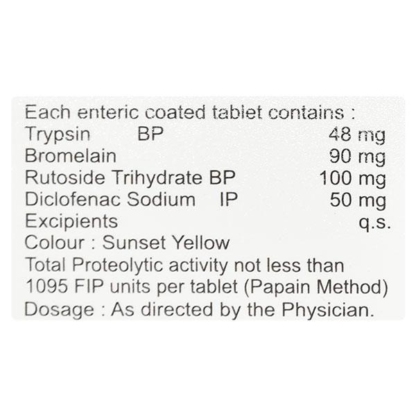 BANOFLAM D Tablet 10's - Pain relief-Ant