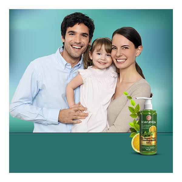 Bioayurveda Bio Neem Tulsi Toothpaste Gel 200 gm - Toothpaste