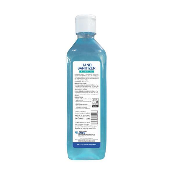 Axiom Medicated Hand Sanitizer 160 ml - Hand Sanitizer