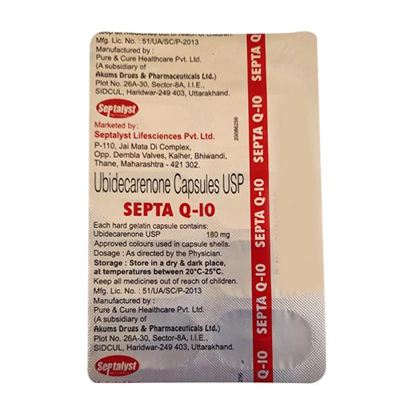 SEPTA Q10 Capsule 10's - Supplements-Sup