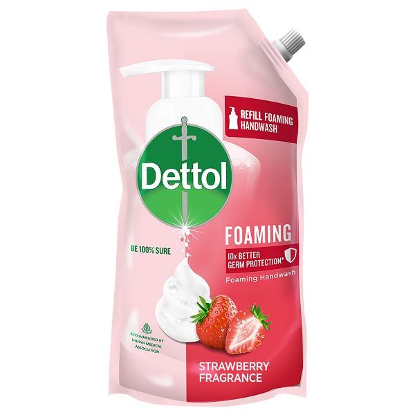 Netmeds | Dettol Foaming Handwash - Strawberry (Refill) 700 ml