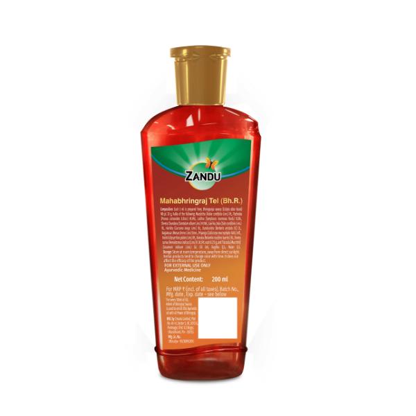 Zandu Mahabhringraj Tel Hair Oil 200 ml - Hair Oils