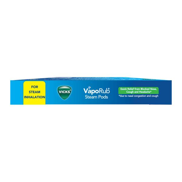 Vicks VapoRub Steam Pods 10's - Nasal Decongestion