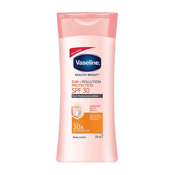 Netmeds | Vaseline Healthy Bright Sun+Pollution Protection SPF 30 Pa++ Body Lotion 100 ml