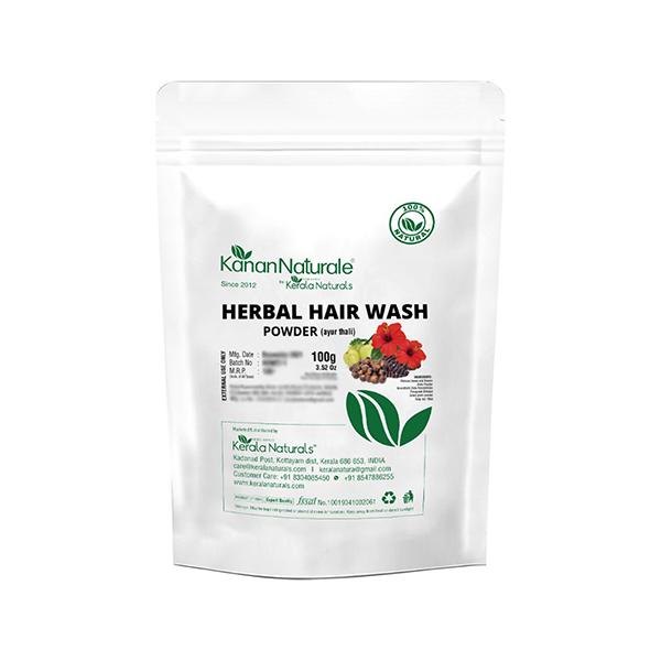 Netmeds | Kerala Naturals Ayur Thali Herbal Hair Wash Powder 100 gm