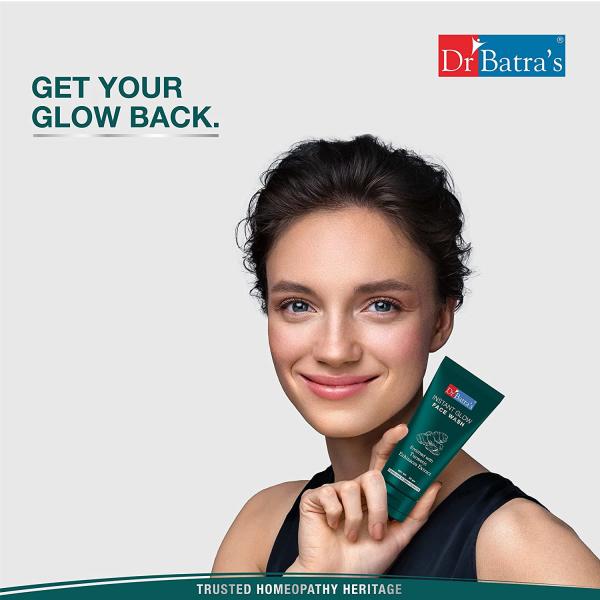 Dr. Batra's Instant Glow Face Wash - Tumeric 50 gm - Face Wash & Cleansers