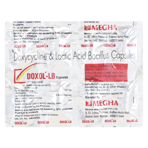 DOXOL LB Capsule 8's - Bacterial Infections-Tet