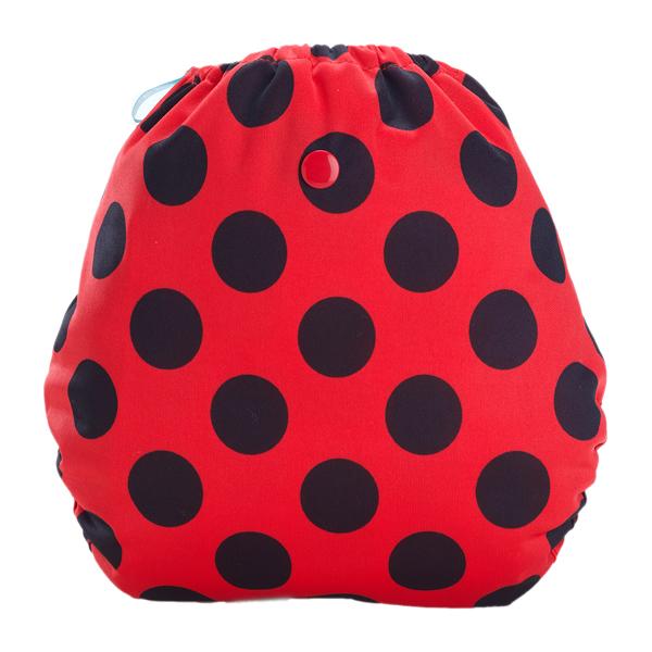Bumberry Reusable Diaper Cover with 1 Natural Bamboo Cotton Insert - Lady Bug - Diapers & Wipes