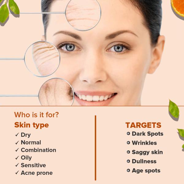 CGG Cosmetics 2 in 1 Vitamin C Water Gel Moisturizer 90 gm + Free Vitamin C Serum 10 ml - Face Moisturizers