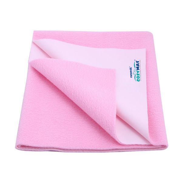 Netmeds | Cozymat Premium Water Resistant Baby Bed Protector Sheet Mattress Protect Double Bed (200 cm X 260 cm) - Pink