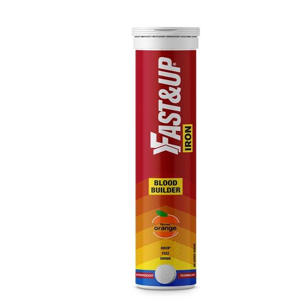 Netmeds | Fast&Up Iron Effervescent Tablet - Orange Flavour 20's