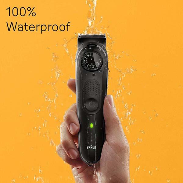 Braun Beard Trimmer 5, BT5420, Beard Trimmer for Men from Gillette, Style, Edge, Detail, Lifetime Sharp Blades Space Grey 416 gm - Grooming Kits