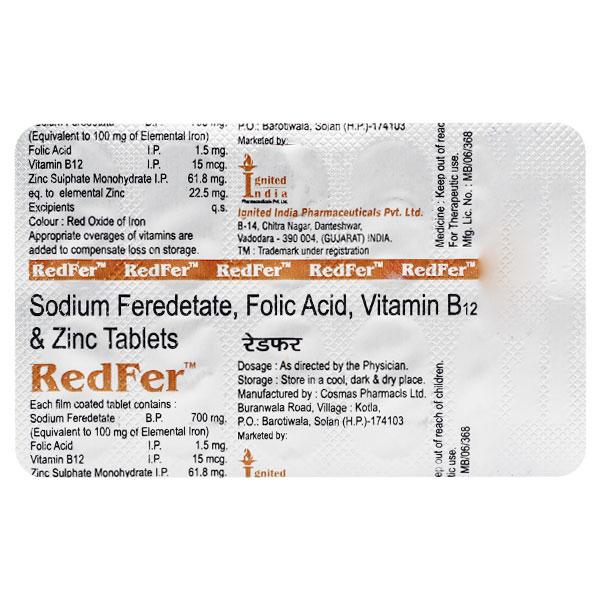 REDFER Tablet 10's - Supplements-Vam