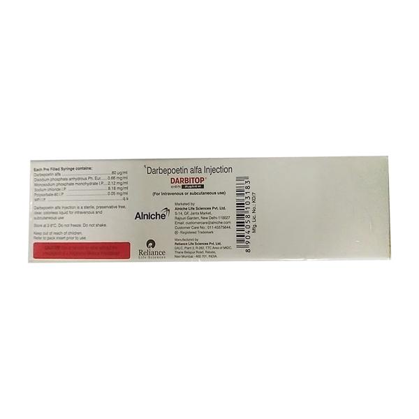 DARBITOP 25mcg Prefilled Syringe(Pfs) 0.42ml - Haematopoiesis-Hae