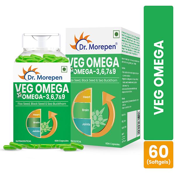 Netmeds | Dr. Morepen Veg-Omega 500 mg Capsule 60's