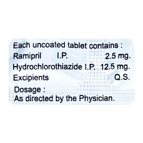 CUPRIL H 2.5 Tablet 10's - Hypertension-ACE