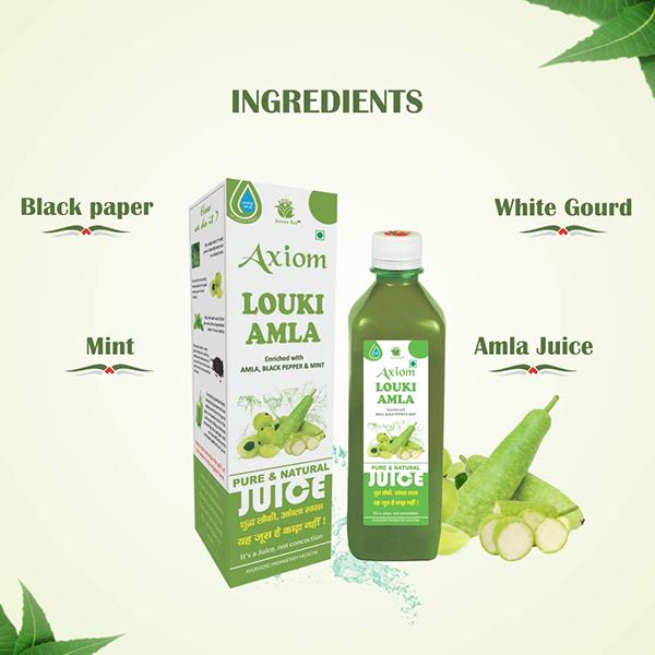 Axiom Louki Amla Juice 1 litre - Ayurvedic Juices