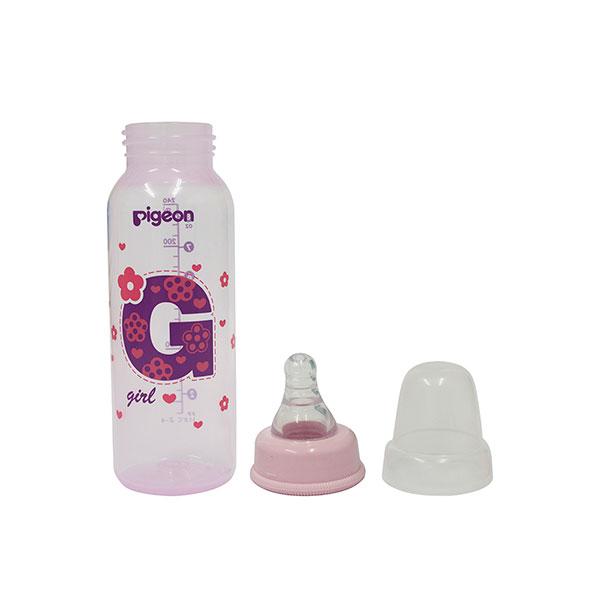 Pigeon Flexible 4+ Months PP Feeding Bottle - Pink 240 ml - Feeding & Nursing